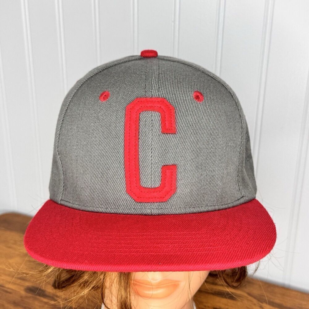 C Cookies International 1983 Twill Snapback Original Red Gray Embroidered